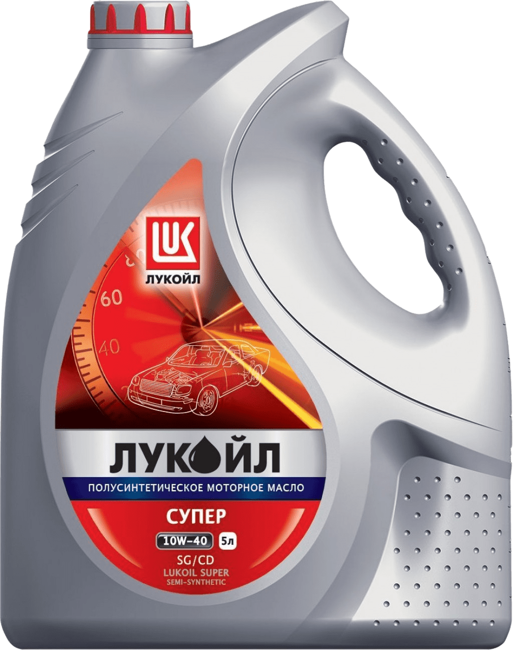 Моторное масло Лукойл Супер 10W40 SG/CD, 5л (Lukoil: 19193)